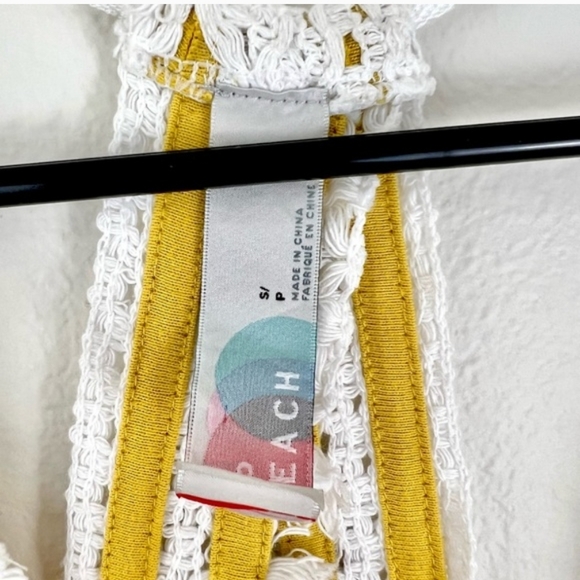 Free People White and Yellow Crochet Camisole - Picture 6 of 6